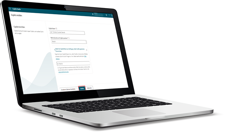 Microsoft Copilot Studio interface